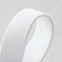 Custom - Halsband Biothane 38 mm Wit