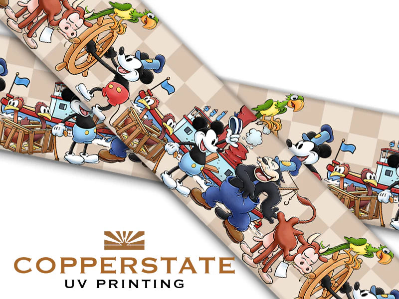 PRE ORDER - UV Geprinte Snap - Steamboat Willy & Friends