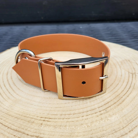 Halsband BioThane- Light Brown