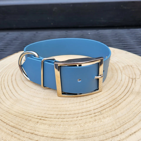 Halsband BioThane- Petrol
