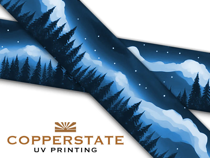 PRE ORDER - UV Geprinte Snap - Northern Lights Cobalt