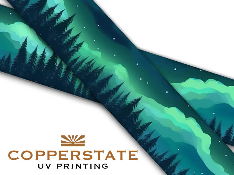 PRE ORDER - UV Geprinte Snap - Northern Lights Green