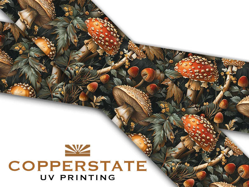 PRE ORDER - UV Geprinte Snap - Woodland Mushrooms