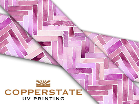 PRE ORDER - UV Geprinte Snap - Watercolor Herringbone - Pink