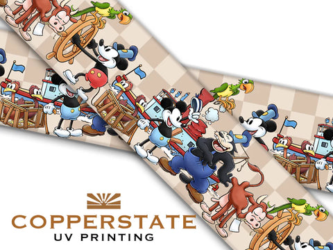 PRE ORDER - UV Geprinte Snap - Steamboat Willy & Friends