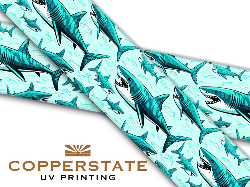PRE ORDER - UV Geprinte Snap - Sharks Teal