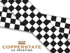 Halsband UV Geprint - Checkerboard - M/L - 25 mm