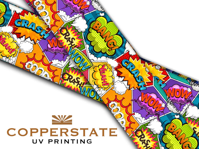 Halsband UV Geprint - Comic Pop - M - 19 mm