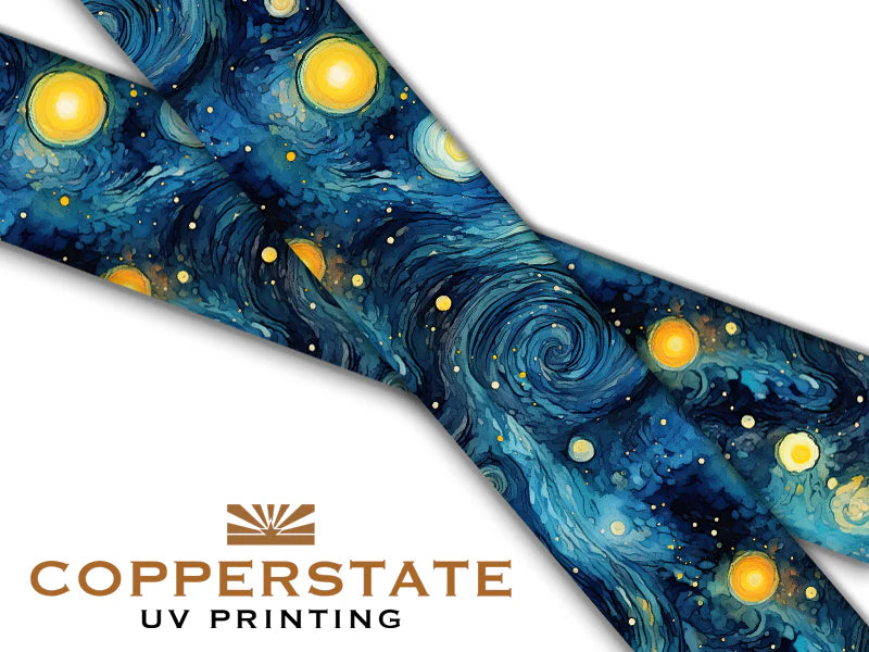 Halsband UV Geprint - Starry Night - L - 25 mm