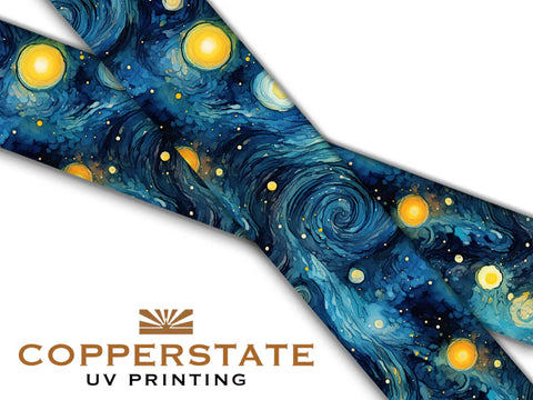Halsband UV Geprint - Starry Night - M - 25 mm