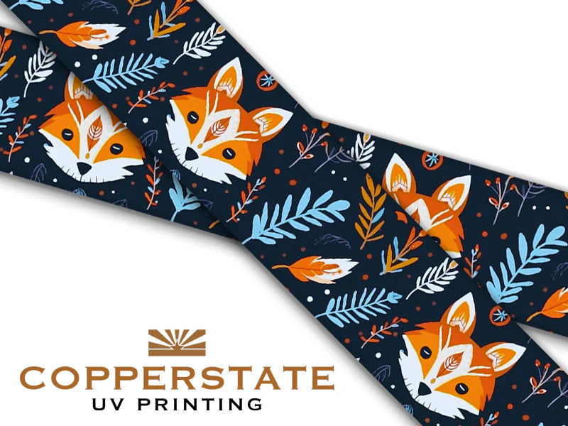 Halsband UV Geprint - Boho Foxes - L - 38 mm