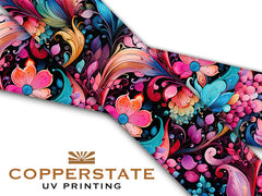 Halsband UV Geprint - Paisley Flowers - XS - 19 mm