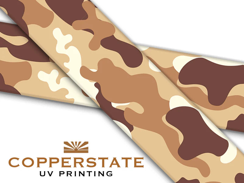 Halsband UV Geprint - Militairy Camo Tan - S - 19 mm