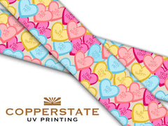 Halsband UV Geprint - Conversation Hearts - M - 19 mm