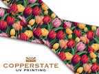 Halsband UV Geprint - Tulips - M/L - 25 mm