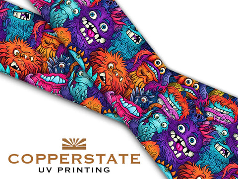 Halsband UV Geprint - Monster Mash - M - 25 mm