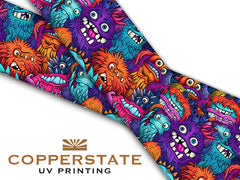 Halsband UV Geprint - Monster Mash - L - 25 mm