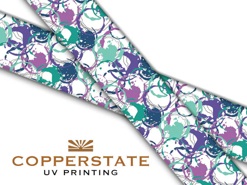 Halsband UV Geprint - Paint Circles - M - 25 mm