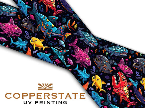 Halsband UV Geprint - Sharktastic - M - 25 mm