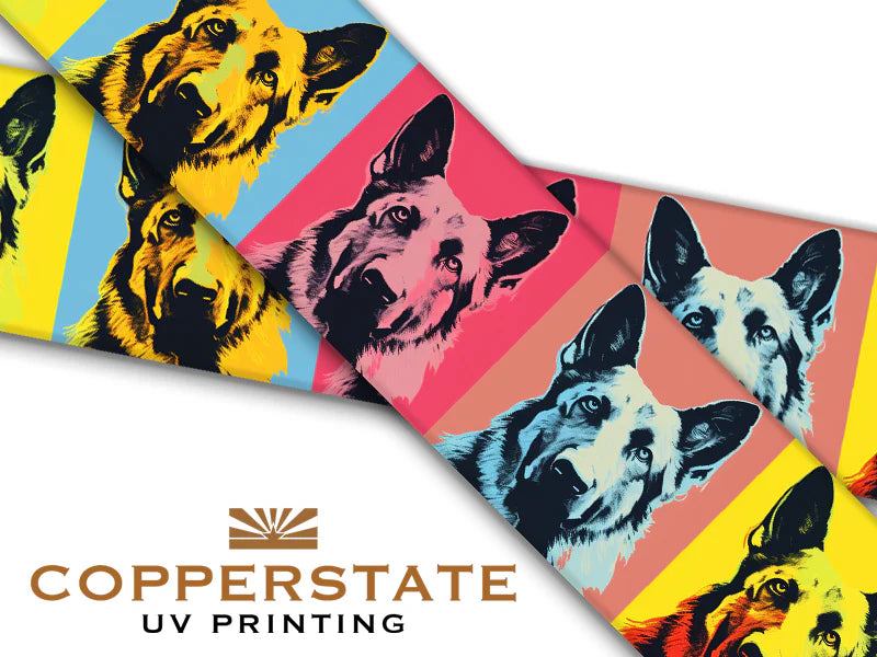 Halsband UV Geprint - German Shepherd - XL - 25 mm