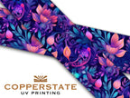 Halsband UV Geprint - Ethereal Floral Orchid - L - 38 mm
