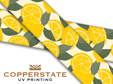 Halsband UV Geprint - Lemons - XL - 25 mm