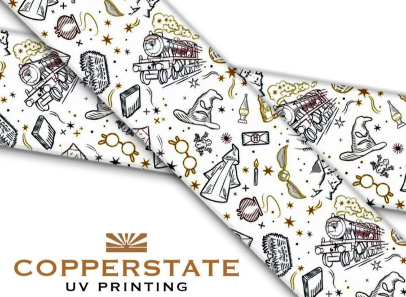 Halsband UV Geprint - Wizard School - M - 19 mm