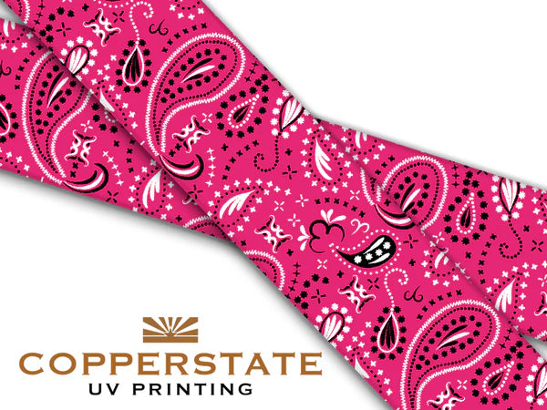 PRE ORDER - UV Geprinte Snap - Bandana Pink