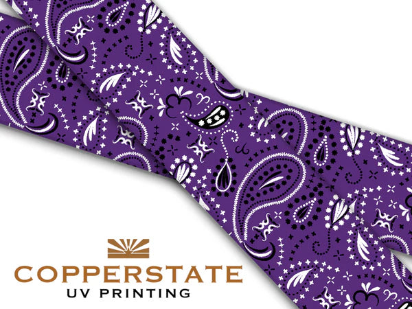 PRE ORDER - UV Geprinte Snap - Bandana Purple