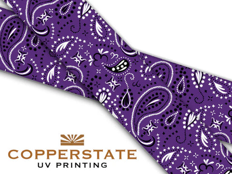 PRE ORDER - UV Geprinte Snap - Bandana Purple