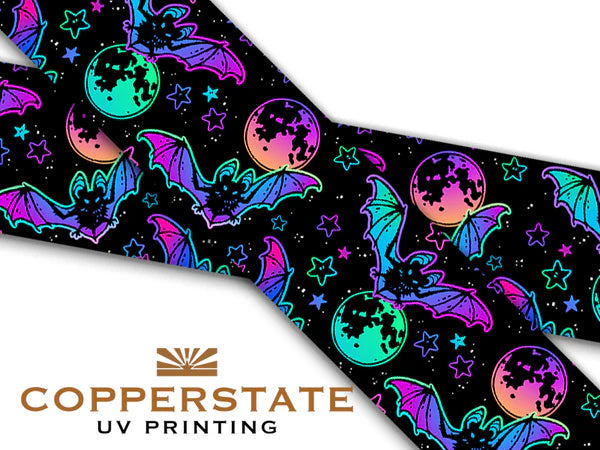 PRE ORDER - UV Geprinte Snap - Bats & Moons