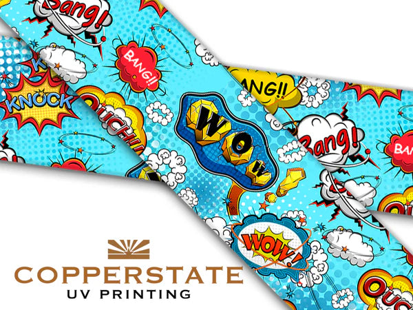 PRE ORDER - UV Geprinte Snap - Comic Pop Blue