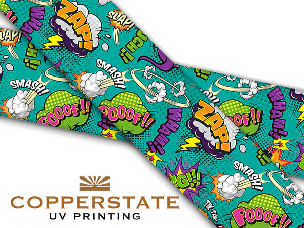 PRE ORDER - UV Geprinte Snap - Comic Pop Teal