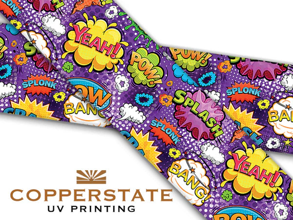 PRE ORDER - UV Geprinte Snap - Comic Pop Violet