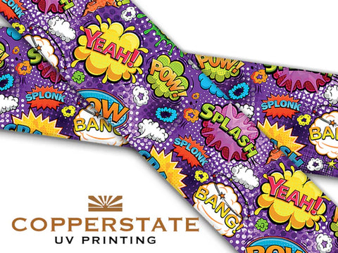PRE ORDER - UV Geprinte Snap - Comic Pop Violet