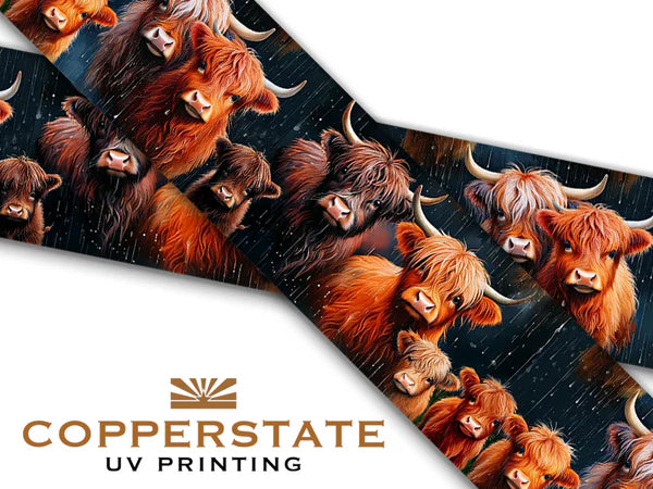 PRE ORDER - UV Geprinte Snap - Highland Cows