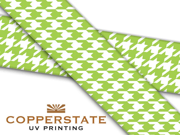 PRE ORDER - UV Geprinte Snap - Houndstooth Apple Green/White