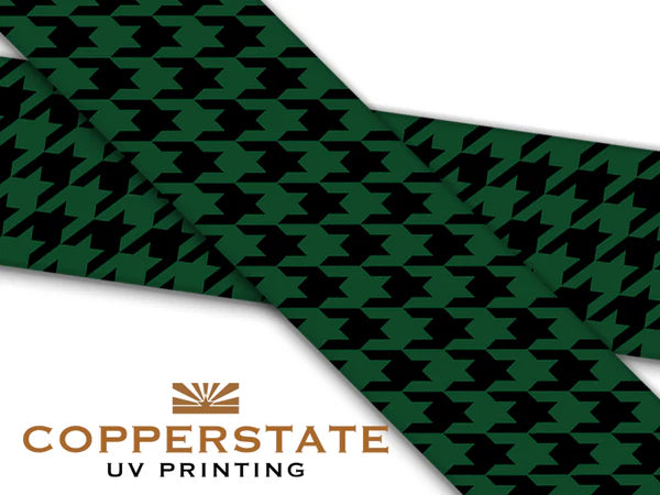 PRE ORDER - UV Geprinte Snap - Houndstooth Hunter/Black